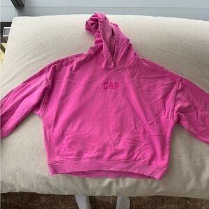 GAP Vibrant Pink Fleece Hoodie